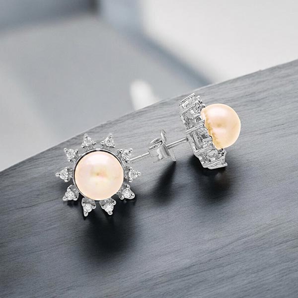 Kiara 925 Silver Stud Earrings