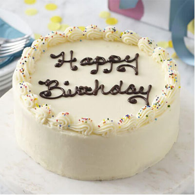 VAN004 - Fresh Vanilla Cake | Special Cakes | Cake Delivery in Bhubaneswar  – Order Online Birthday Cakes | Cakes on Hand