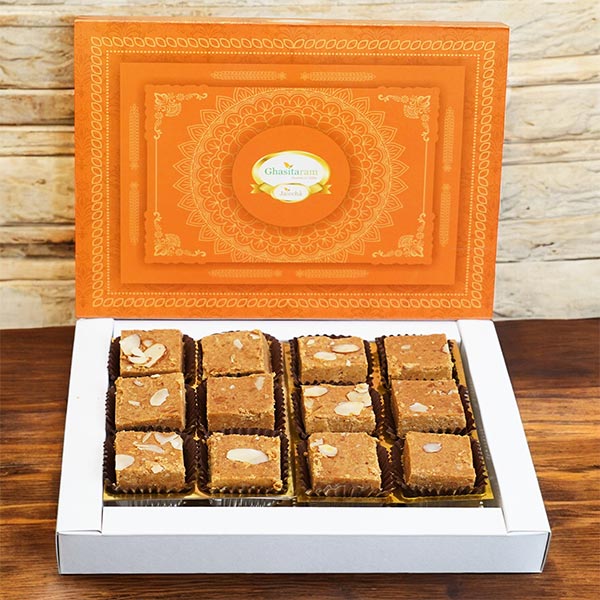 Sugarfree Besan Barfi Sweets