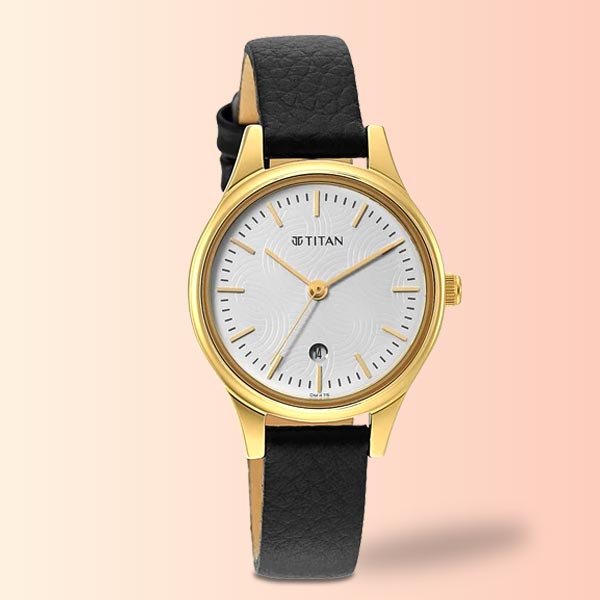 Simple Leather Strap Watch for Women