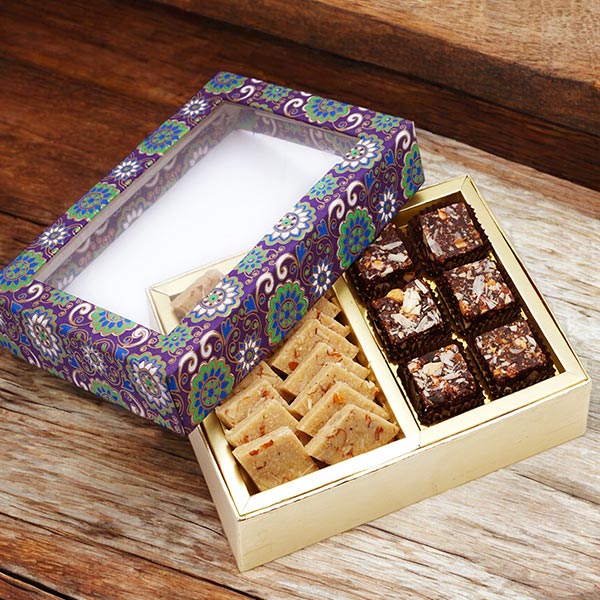 Box of Sugarfree Bites and Sugarfree Kaju Katli