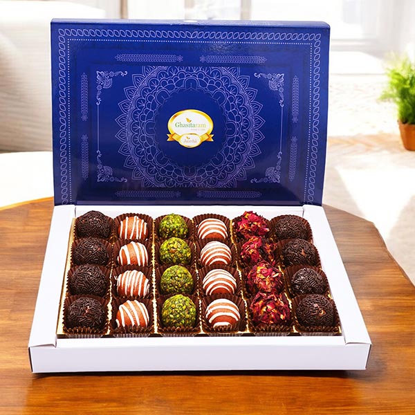 Assorted Fancy Dryfruit Laddoos 24 pcs