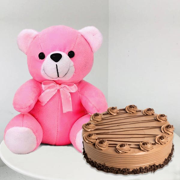 Cake with Teddy Express Gift