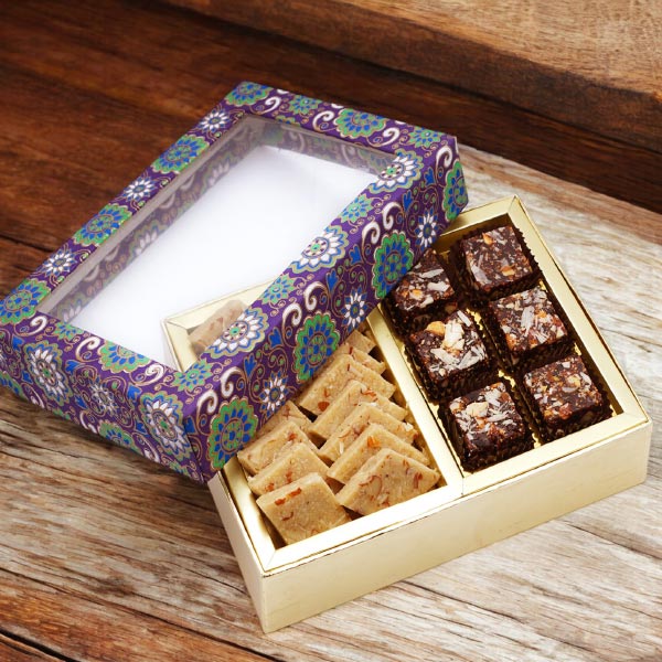 Sweets Box of Bites and Kaju Katli