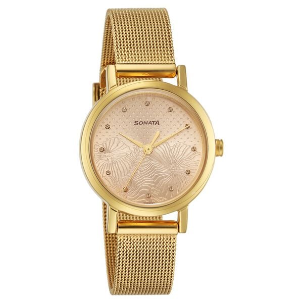 Amazing Golden Sonata Ladies Watch