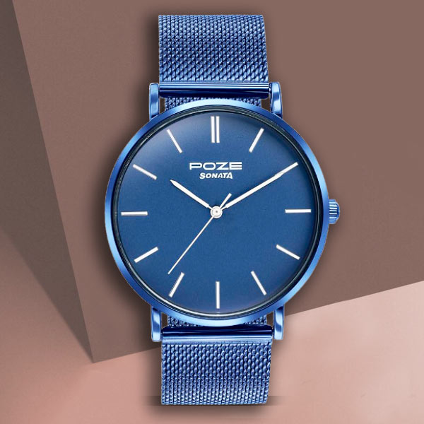 Amazing Sonata Blue Dial Watch for Men