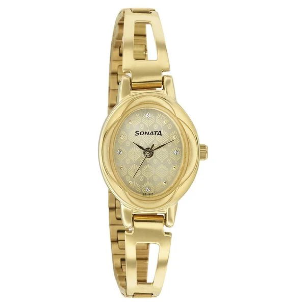 Elegant Golden Sonata Women’s Watch