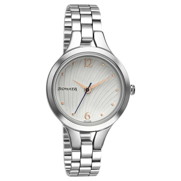 Sonata Workwear White Dial Women Watch