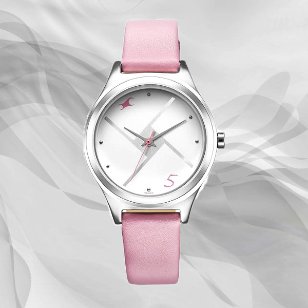 Pink Splash Fastrack Watch for Girls