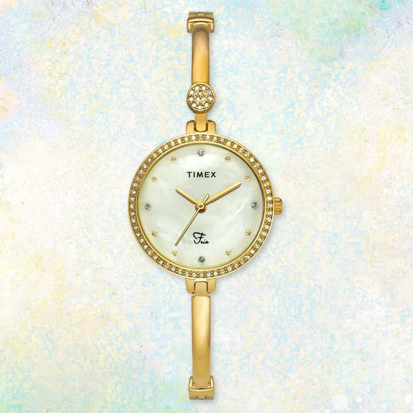 Glorious Golden Ladies Wristwatch for Women