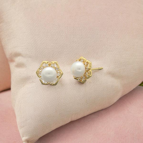 Floral Pearl Earrings