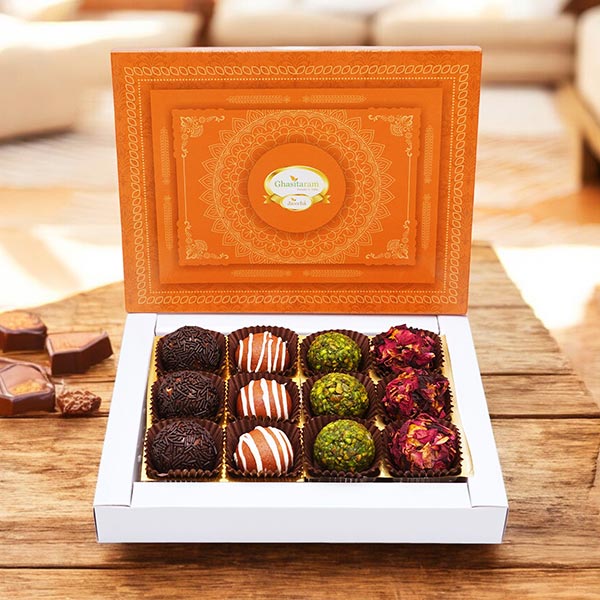 Assorted Fancy Dryfruit Laddoos 12 pcs