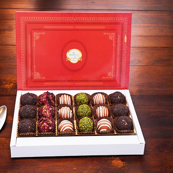 Assorted Fancy Dryfruit Laddoos 18 pcs