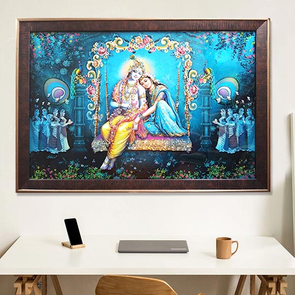 Radha Krishna Wall Frame