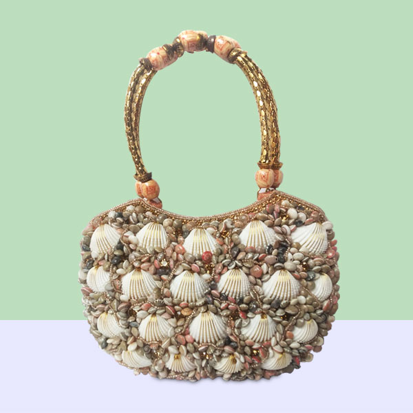 Sea Shell Handcrafted Ladies Handbag