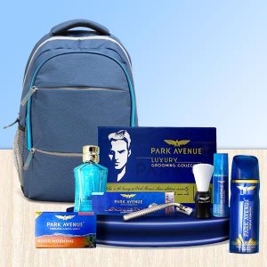 Backpack with Luxury Grooming Combo