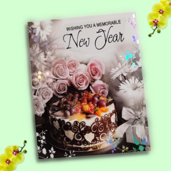 Happy New Year Greeting Card